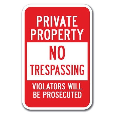Signmission Safety Sign, 12 in Height, Aluminum, Private Prop - P P No 2 A-1218 Private Prop - P P No 2
